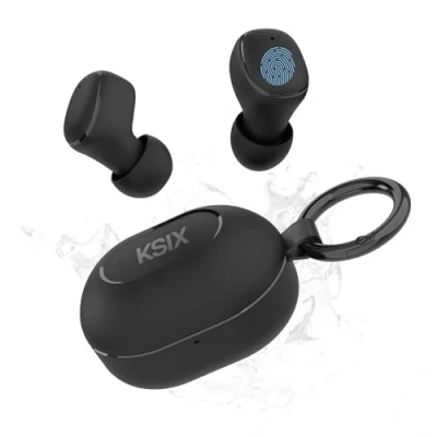 Imagen de Auriculares Inalámbricos Ksix Neutron Usb c 4+16h Autonomía Llamadas Negro