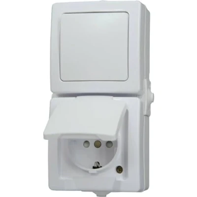 Imagen de Kopp 138502009 Interruptor estanco, color: blanco