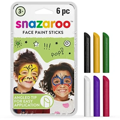 Imagen de Snazaroo Set de 6 barras pintura facial, arcoíris