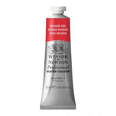 Imagen de Winsor &amp; Newton Acuarela Profesional Pintura de Acuarela, Alta Luminosidad, Resistente a la Luz, Calidad Archivo, Tubo 37 ML, Color Rojo