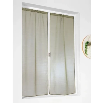 Imagen de Linder Visillo para Cortinas (60 x 140 cm, 100% poliéster, Certificado Öko TX, colección Etamine Helada