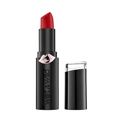 Imagen de Wet n Wild MEGALAST LIPSTICK Barra de Labios Hidratante con Color Intenso, Acabado Mate Larga Duración Vegana Stoplight Red, 1 Unidad