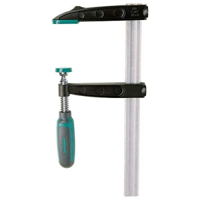 Imagen de wolfcraft Sargento de tornillo PRO 240, 150 mm I 3610000 para aplicaciones sujeción en las que se requiere gran fuerza, ideal proyectos madera y muebles