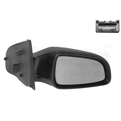 Imagen de espejo retrovisor Van Wezel 3745808 derecha negro completo, convexo, para ajuste elect. espejo, calefactable OPEL: Astra H Hatchback
