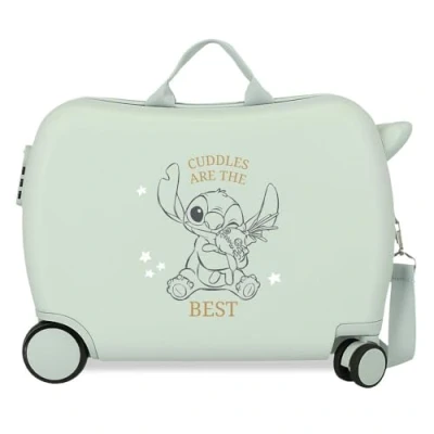 Imagen de Disney Joumma Stitch Maleta Infantil Verde 50x38x20 cms Rígido 1,8 kgs Cierre de combinación Lateral ABS 38L Equipaje Mano