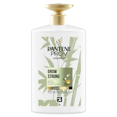 Imagen de Pantene Pro V Miracles Crecimiento con Fuerza Acondicionador Fortificante para Pelo Seco y Dañado 1 L Biotina Proteínas. Reduce la Caída del por Rotura que Crezca Largo Fuerte