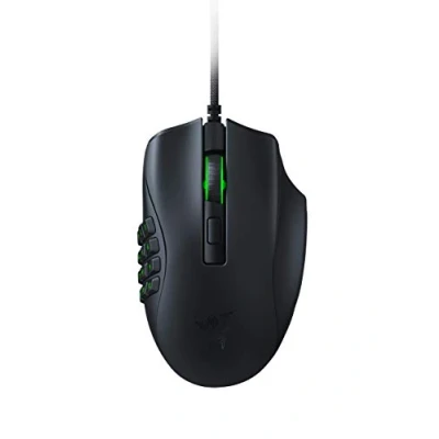 Imagen de Razer Naga X MMO Ratón para Juegos con Cable, 16 K, dpi, Sensor óptico de 2ª generación, iluminación Croma RGB, Botones programables, 85 g, Negro clásico