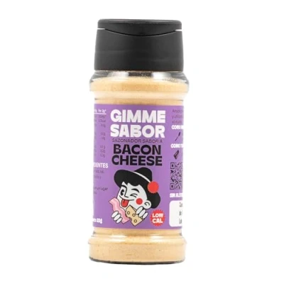 Imagen de Especias con SABOR a Bacon Queso Gouda I Sazonador Vegano GoudaI Vegetal sin alérgenos, gluten y aditivos al 100% 55g GIMME