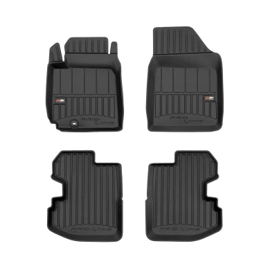 Imagen de FROGUM proLine 3D 3D425859 Juego de alfombrillas suelo Caucho delante y detrás 4 negro Adaptado TOYOTA: Yaris I Hatchback
