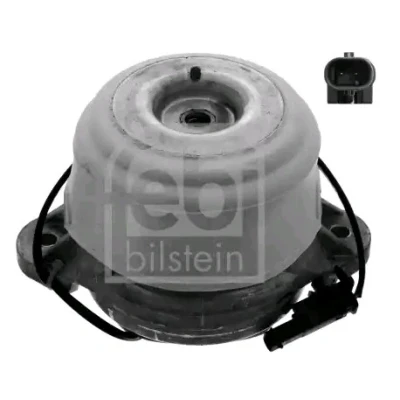Imagen de FEBI BILSTEIN 49424 Soporte de motor derecha Cojinete hidro conectable electricamente con tapa contra salpicaduras MERCEDES BENZ: GLK