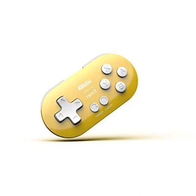 Imagen de 8Bitdo Zero 2 Bluetooth Gamepad for Switch, PC, Macos, Android (Yellow Edition) (Nintendo Switch//) [Importación inglesa]