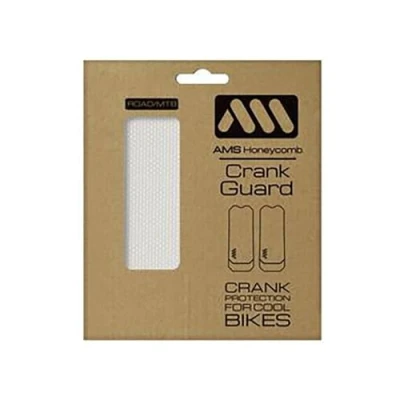 Imagen de All Mountain Style Protector de Bielas Bicicleta Montaña y Carretera PVC Adhesivo Evita las Ralladuras Cadena en Plato Color Transparente Plata