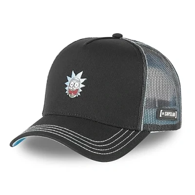 Imagen de Capslab Rick Black Blue and Morty Trucker Cap One Size