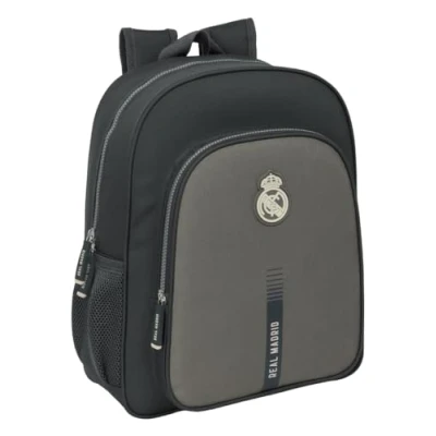 Imagen de Safta REAL MADRID 3ª EQUIPACIÓN 24/25 Mochila Escolar Niño, Infantil, Adaptable a Carro, Ideal para Niños en Edad Escolar, Cómoda y Versátil, Calidad Resistencia, 32x12x38 cm