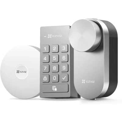Imagen de EZVIZ Cerradura Inteligente con WiFi,Cerradura Electrónica Automática Instalación DIY,Modo Privacidad Gestión de Usuario Via App,Inspección del Estado Bloqueo,Bloqueo Automático,DL01 Pro