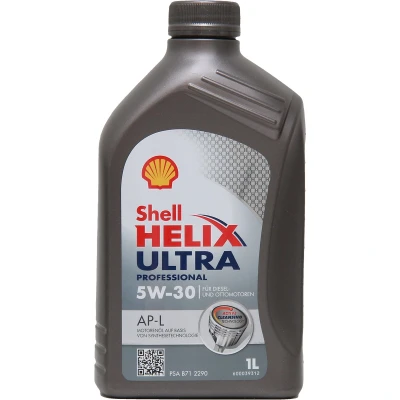 Imagen de Shell Helix Ultra Prof AP L 5W 30 1L Aceite de motor 550046655 TOYOTA: Yaris III Hatchback, Avensis Familiar, PEUGEOT: 307 Hatchback