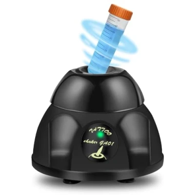 Imagen de Mini mezclador de vórtice, vórtice líquido laboratorio 5200 rpm, adhesivos pestañas, pintura y coctelera esmalte uñas