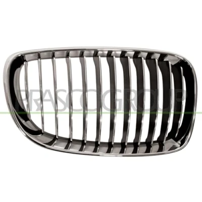 Imagen de BLIC 6502 07 0085996P Parrilla Delante, derecha cromo, negro BMW: 1 Hatchback, Coupé, Cabrio
