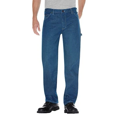 Imagen de Dickies Hombre, Vaquero utilitario de Corte Holgado, Azul ÍNDIGO Lavado A LA Piedra, 32W / 32L