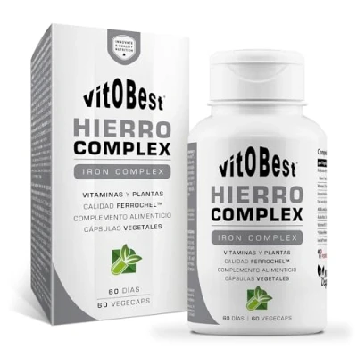 Imagen de HIERRO COMPLEX 60 Caps. Suplementos Alimentación y Deportivos Vitobest