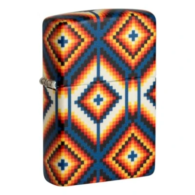 Imagen de ZIPPO Tribal Pattern Indigenous Design 540 Color Image Refillable Windproof Lighter in Gift Box