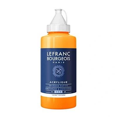 Imagen de Lefranc Bourgeois fina aycrl Color, 750 ml botella, pigmentado, buena Deck Fuerza saharage