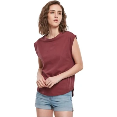 Imagen de Urban Classics Ladies Basic Shaped TEE Camiseta básica, Mujer, Talla: XXL, Cherry
