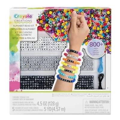 Imagen de CRAYOLA Creations Set Perlitas, CREA Tus Pulseras, Actividad Creativa y Idea de Regalo para Niñas, a Partir 8 años, 04 4666