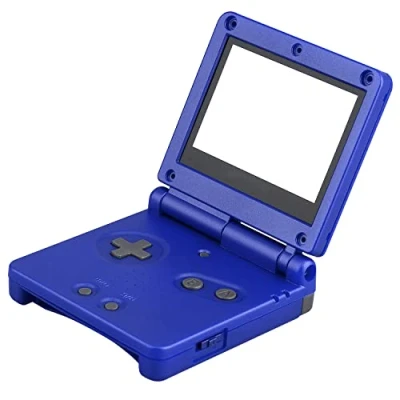 Imagen de OSTENT Reemplazo de Cubierta Carcasa Completa para Nintendo GBA SP Gameboy Advance Color Azul