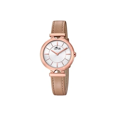 Imagen de Lotus Watches Reloj Análogo clásico para Mujer de Cuarzo con Correa en Cuero 18453/1