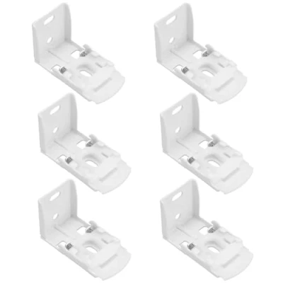 Imagen de LT Easiyl 6 soportes de resorte empuje para persianas romanas 48 x 29 mm diámetro tubo fijación facial, enrollador lateral, riel, persianas, enrollables