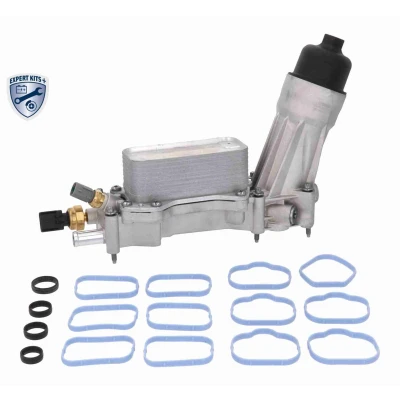 Imagen de VEMO V33 60 0007 1 Radiador de aceite con alojamiento del filtro presostato JEEP: GRAND CHEROKEE 4