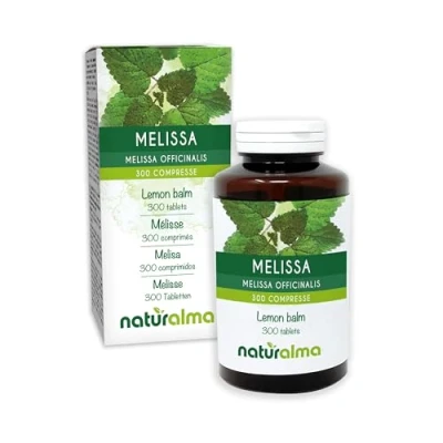 Imagen de Melisa o Toronjil (Melissa officinalis) hojas Naturalma 150 g 300 comprimidos Complemento alimenticio Natural y Vegano
