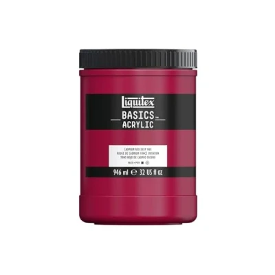 Imagen de Liquitex Basic Acrylic Tubo De Pintura Acrílica, 946 ML, Rojo (Tono Cadmio Oscuro Nuevo)