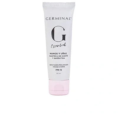 Imagen de GERMINAL Essential Crema Manos y Uñas con Vitamina E, Manteca de Karité Queratina, Hidratación Intensiva Textura No Grasa 50 ml