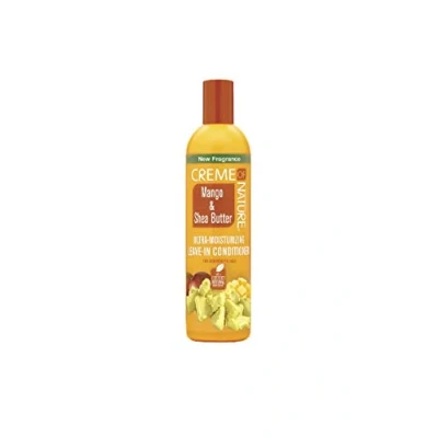 Imagen de Creme of Nature, CNI, Tratamiento sin aclarado ultrahidratante con mango y manteca de karité, para cabellos deshidratados, nutrición suavidad intensas, 250ml