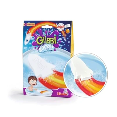 Imagen de Simba Toys Glibbi Rocket Bomba de Baño mágica con Efecto Cohete, Especial para Regalo, Vegano y No Testado en Animales
