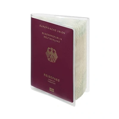 Imagen de Durable 214319 Cubierta protectora (para los pasaportes, a partir de marzo 2017) 10 piezas, transparente