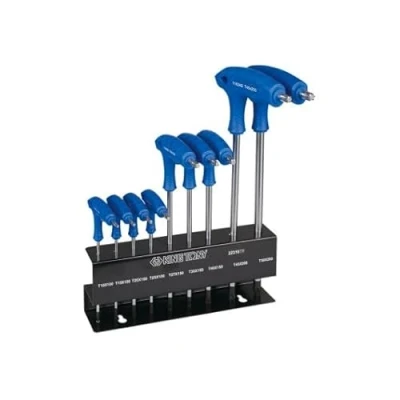 Imagen de Juego de llaves Torx con mango en L T10 T50 sobre rack