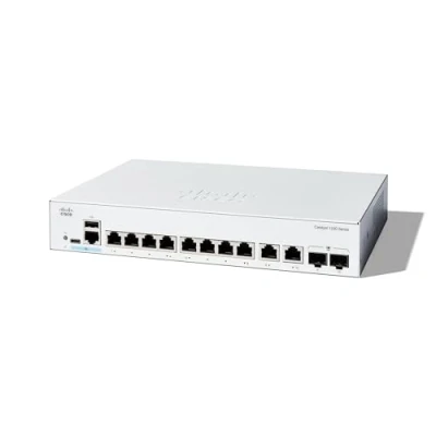 Imagen de Cisco Switch Inteligente Catalyst 1200 8T E 2G, GE de 8 Puertos, PS Externa, Combo 2x1, protección Limitada por Vida (C1200 2G)