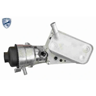 Imagen de VEMO V40 60 2135 Radiador de Aceite con alojamiento del filtro aceite, junta tapa OPEL: Astra H GTC, Zafira B, Vectra C Berlina