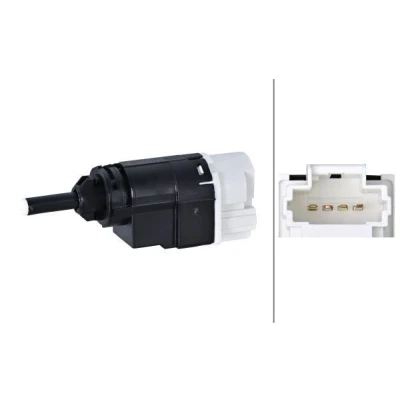 Imagen de HELLA 6DD 010 966 721 Interruptor luces freno eléctrico 4 12 RENAULT: ESPACE 4, CLIO 3, Captur, DACIA: Duster SUV, SANDERO 2, NISSAN: Primastar Furgón