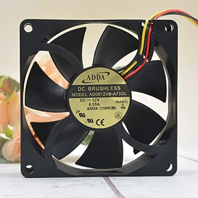 Imagen de AD0812XB A73GL For ADDA DC12V 0.55A 8025 8CM Large air volume Chassis fan