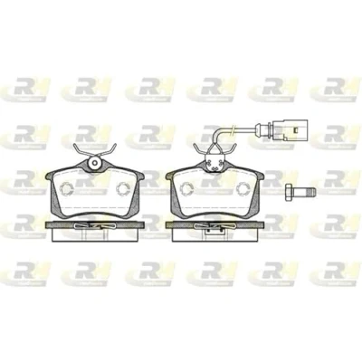 Imagen de ROADHOUSE 2263.51 Juego de pastillas freno VOLKSWAGEN: TRANSPORTER 4, 4 Bus, Polo IV Hatchback, FORD: MONDEO 3, 3 Stufenheck