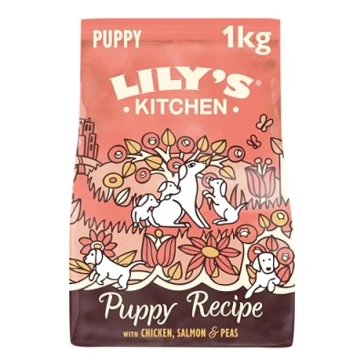 Imagen de Lily&#039;s Kitchen Elaborado con ingredientes naturales alimento seco para cachorros pollo, salmón y guisantes receta sin cereales 1kg