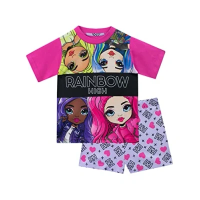 Imagen de RAINBOW HIGH Pijama Niñas Muñecas Conjunto de Corto Multicolor 6 7 años