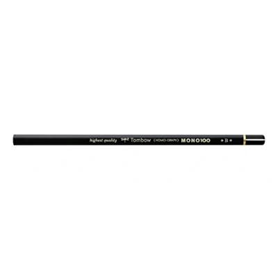 Imagen de Tombow MONO 100 1x Lápiz Premium Lapiz de Grafito B, 1 unidad (Paquete 1)