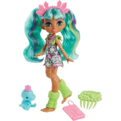 Imagen de Cave Club Rockelle Muñeca con Accesorios de Juguete y Moda, Incluye Mascota (Mattel GWT25)