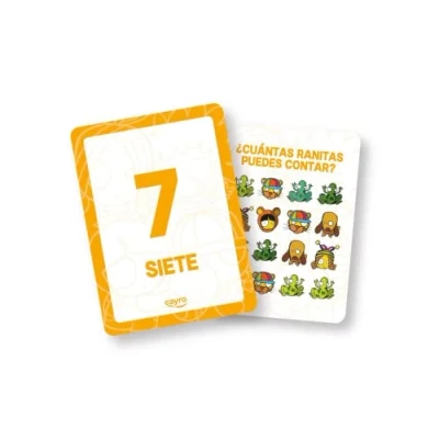 Imagen de Cayro Cartas Educativas para Aprender a Contar Números Divertivas Niños Aprende los 50 Tarjetas