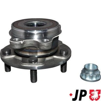 Imagen de JP GROUP 4851400610 Buje de rueda 5 con anillo sensor ABS, cojinete incorporado Eje delantero, izquierda, derecha